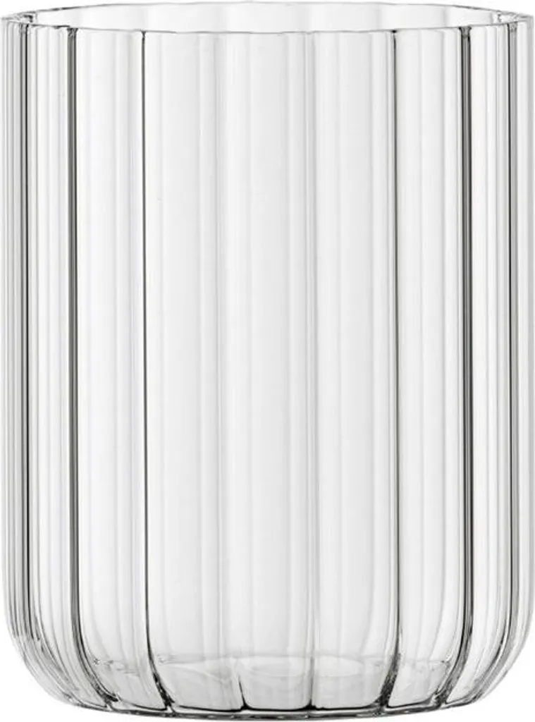 Set 12 Bicchieri Utopia Vertis 32cl: Design Ribbed per Tavole Moderne - 1