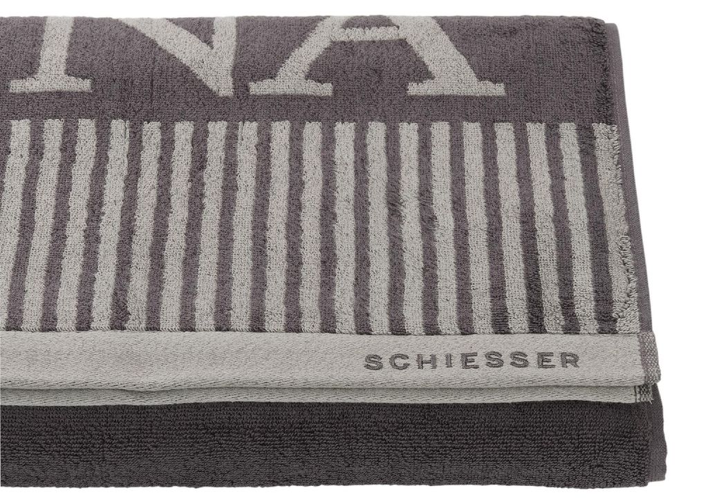 SCHIESSER Saunatuch Rom | Zweifarbig | 100% Baumwolle | Produktbild 