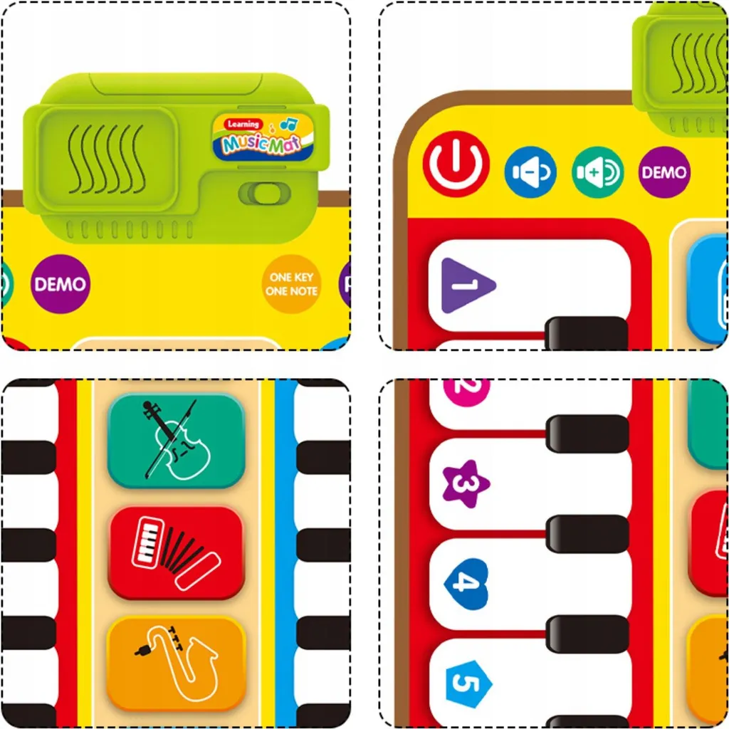 Tapis de Musique Interactif pour Éveil Sensoriel et Danse Créative