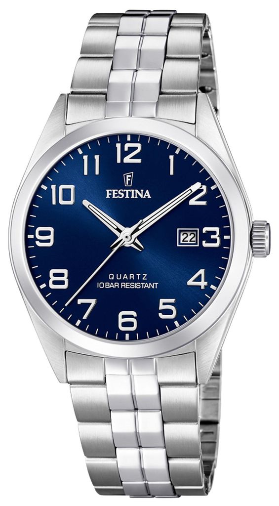 Festina Montre dateur ACERO CLASICO Blue Image du produit 