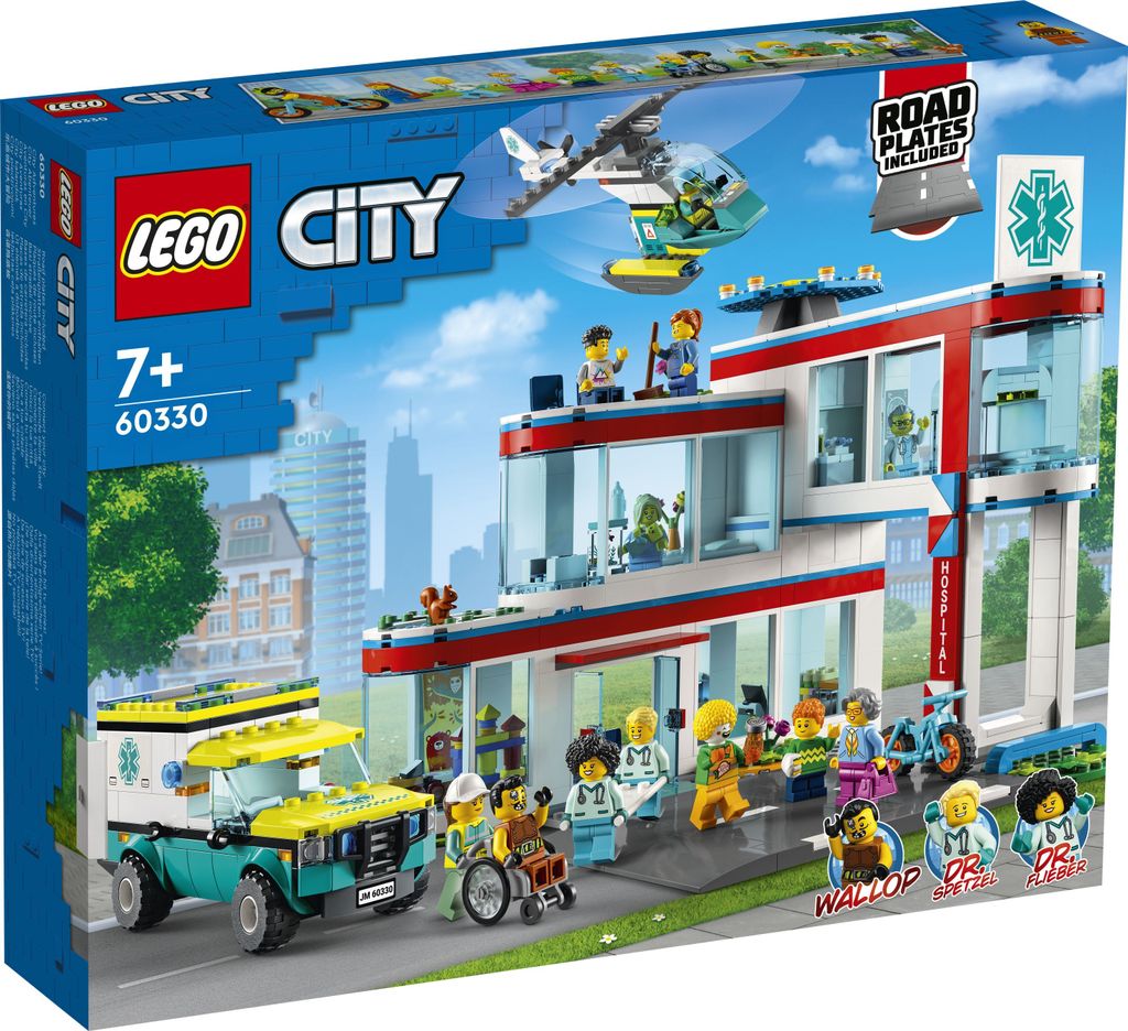 LEGO City Szpital 60330 - LEGO 60330 - (Zabawki / Klocki / Zdjęcie produktu 