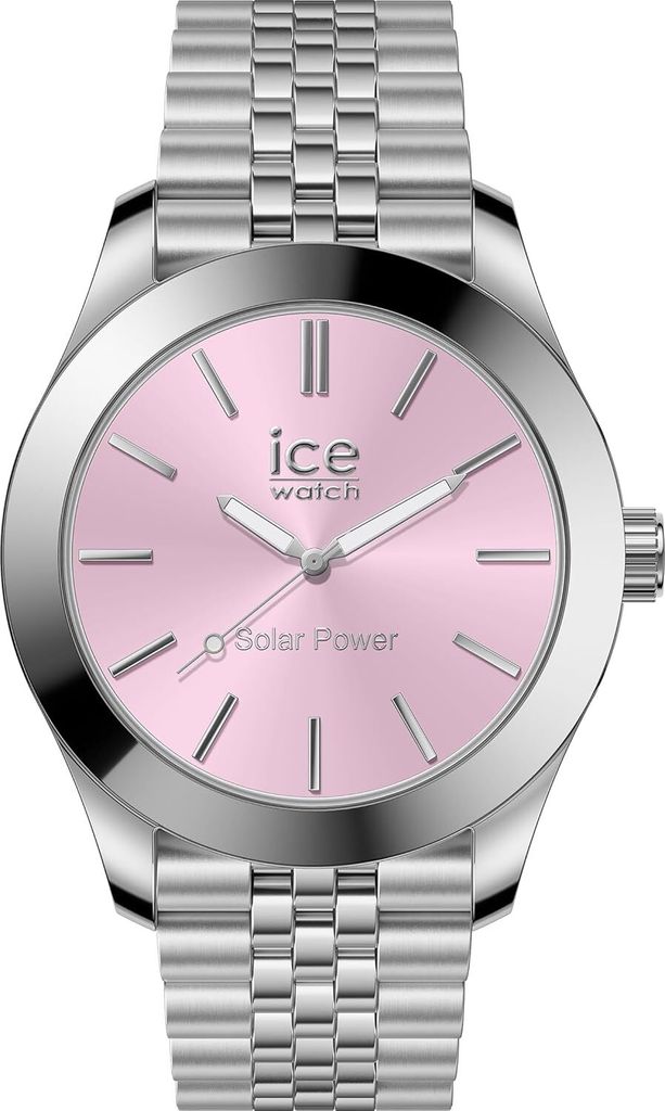 Ice-Watch 023790 Damenuhr ICE Steel Solar S Rosa