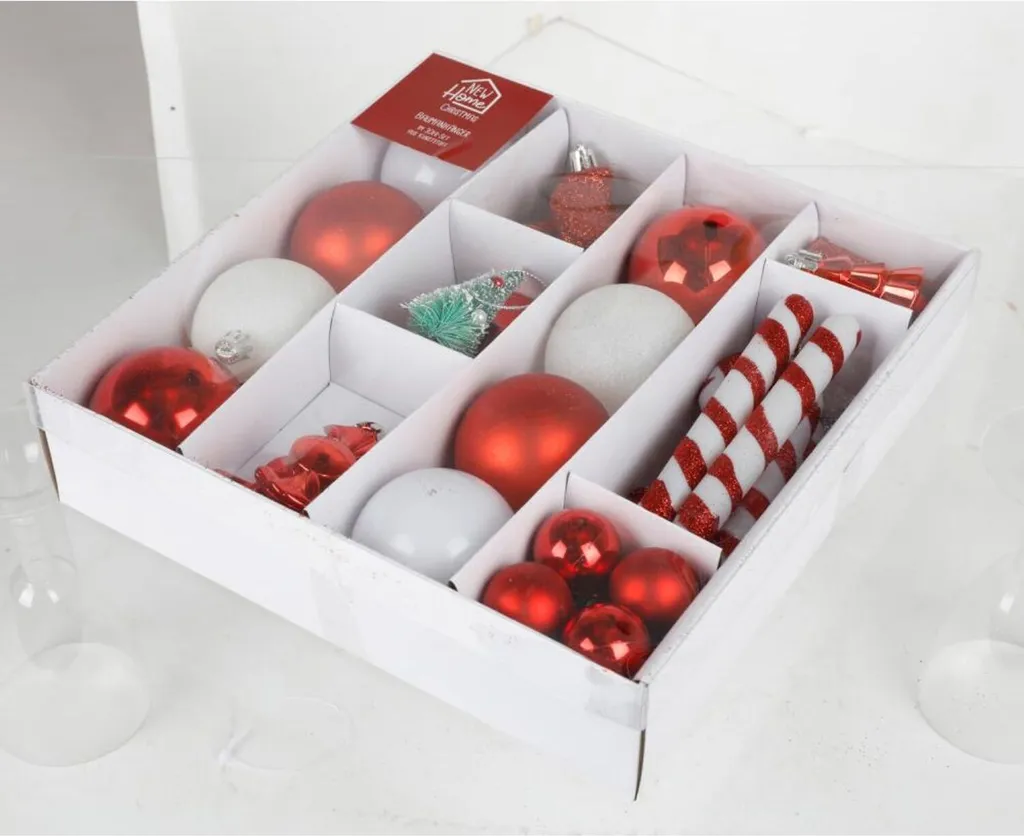 Pack décoration Noël 180 pièces : solution complète sapin et Avent