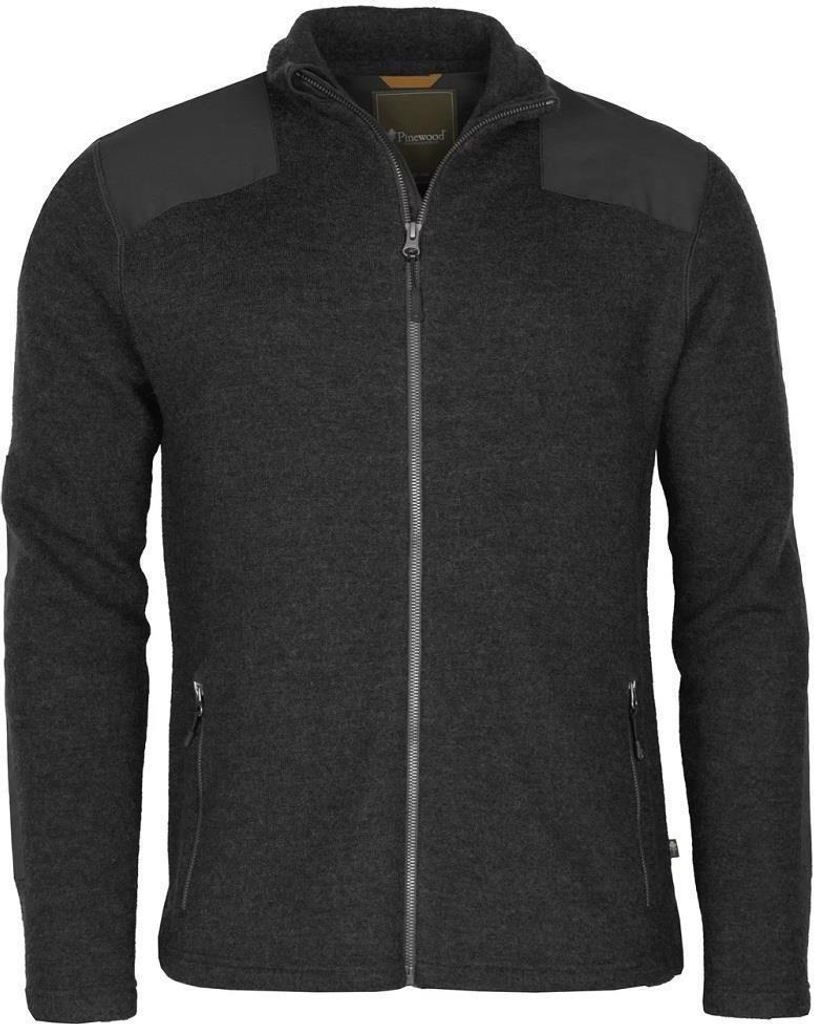 Pinewood 5396 Lappland Felted Wool Jacke D. Grau Melange Produktbild 