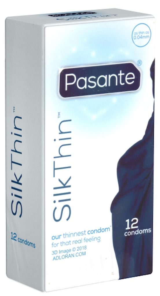 Pasante Silk Thin 12, Männliches Kondom, weich, Produktbild 