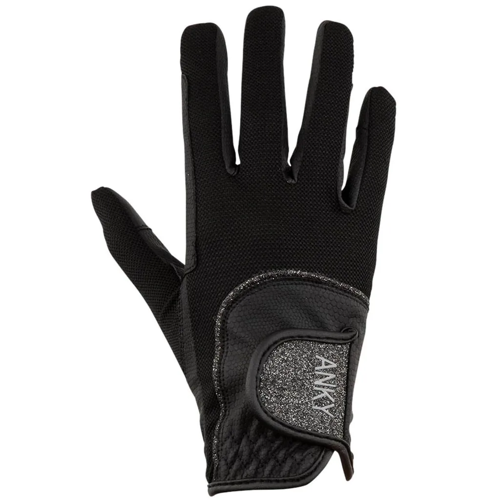 Gants d'équitation ANKY Technical Mesh ATA21001 Noir Taille 6 Confort