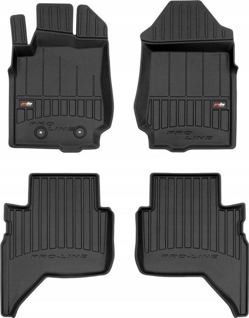 GUMMIMATTEN UND FUSSMATTEN FORD Ranger IV ab 2018 - 3D-MULDE