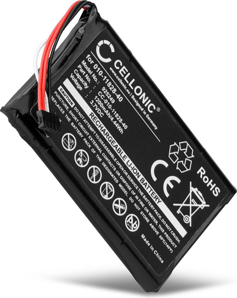 CELLONIC 1x Akku für Hundehalsband Kompatibel mit Garmin T5 mini, TT15 mini, 010-11828-40 - (1200mAh , 3.7V)