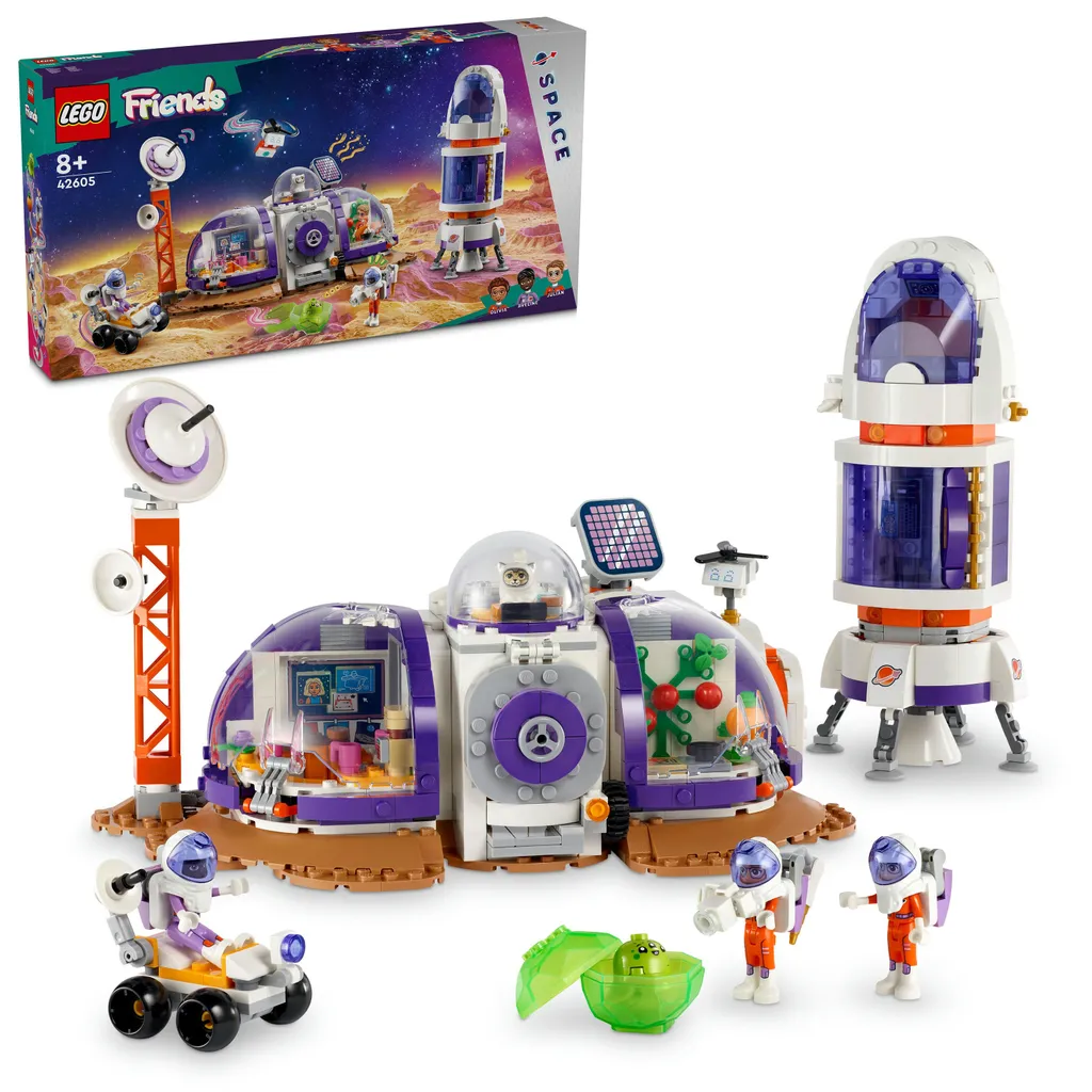 LEGO Friends 42605 La base spatiale Mars et la fusée jouet pour enfants