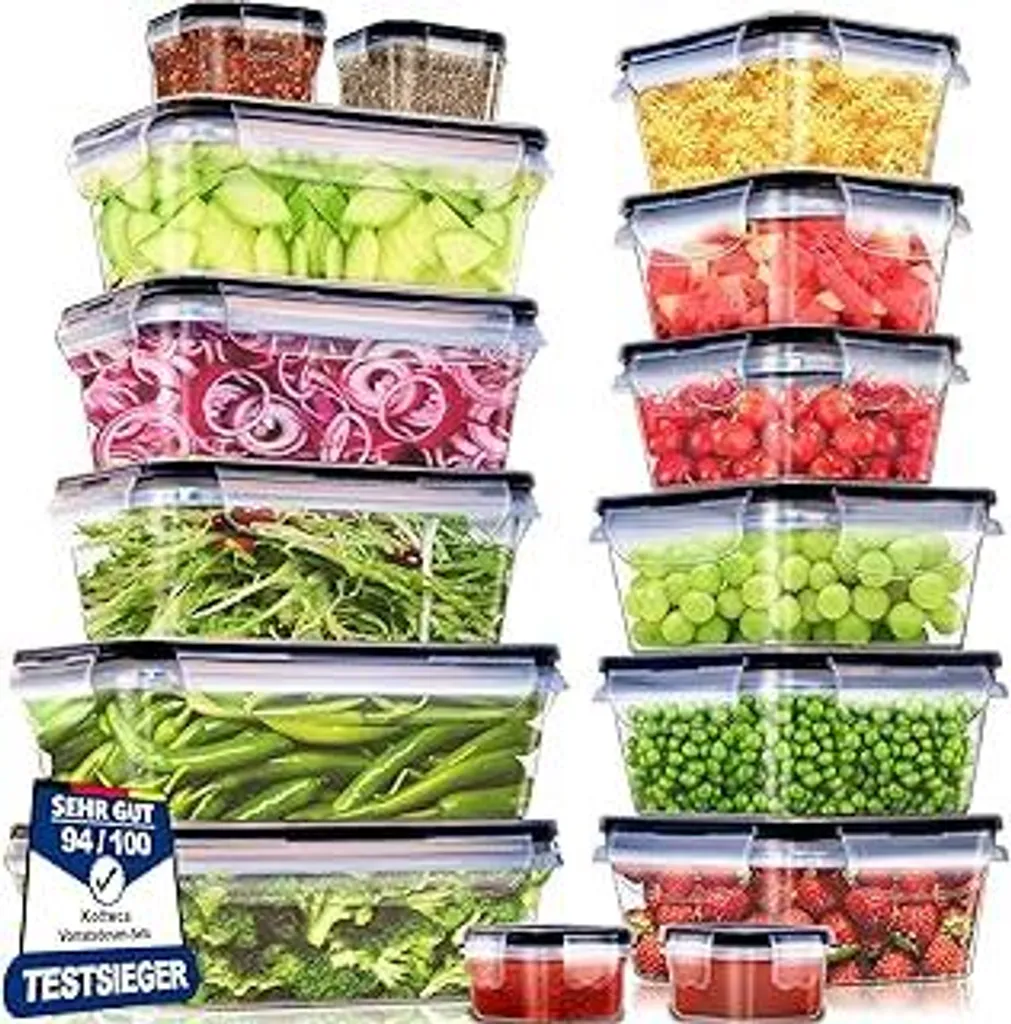 Set 30 Pezzi Contenitori Kottwca Ermetici Meal Prep - Offerta Cucina