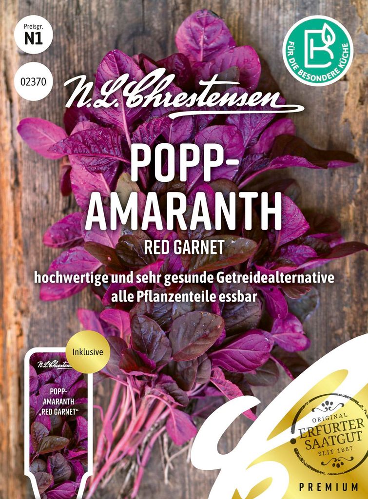 Popp - Amaranth Red Garnet | Kräutersamen von N.L. Produktbild 
