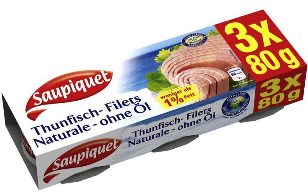 Rio Mare Saupiquet Filetti di tonno naturale 80g 3 lattine Immagine del prodotto 