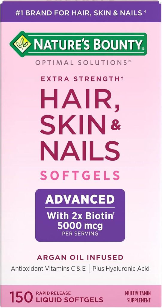 Nature's Bounty Haar, Haut & Nägel Ergänzung, 150 Softgels Produktbild 