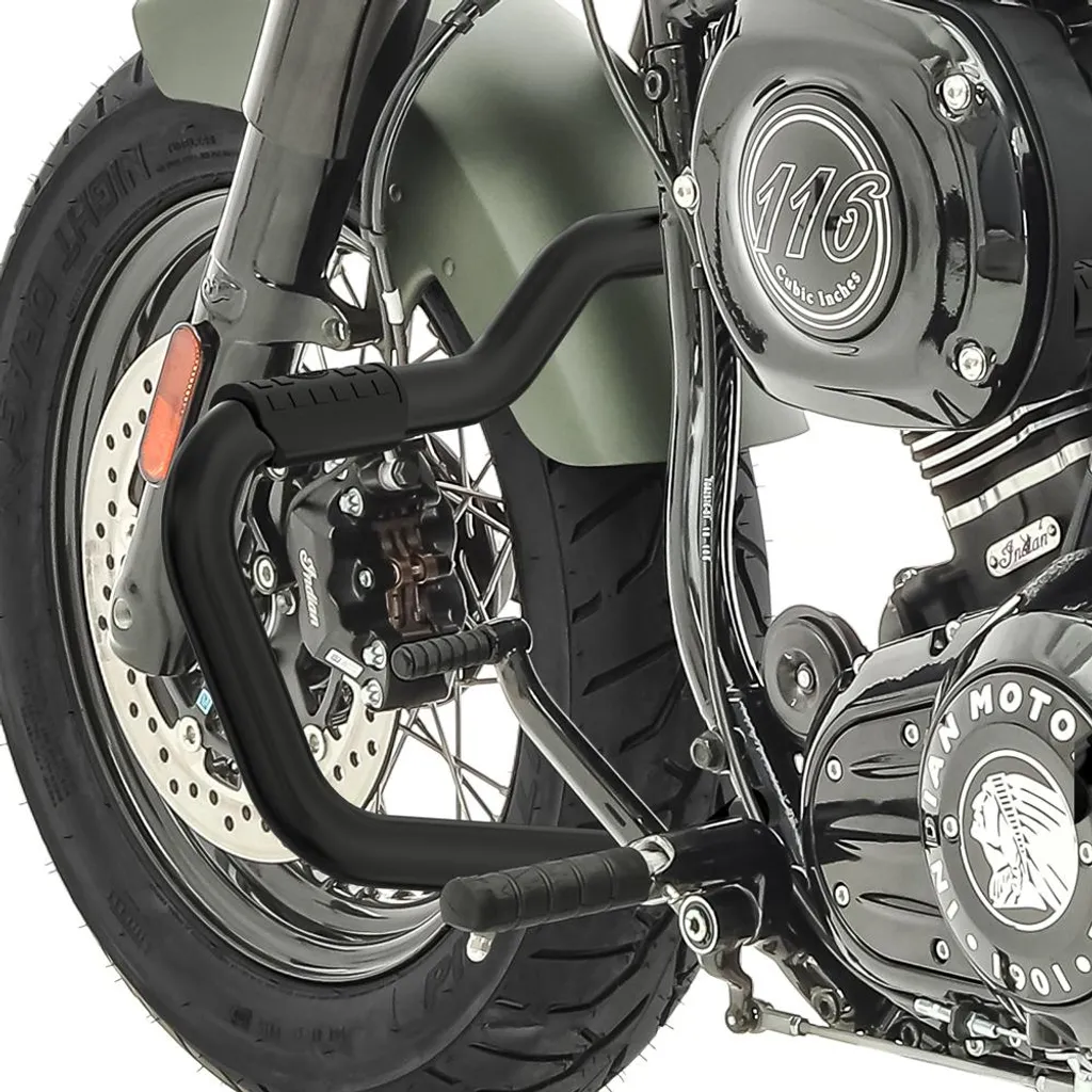Pare-chocs anti-chute Mustache pour Indian Chief Bobber 2021-2025
