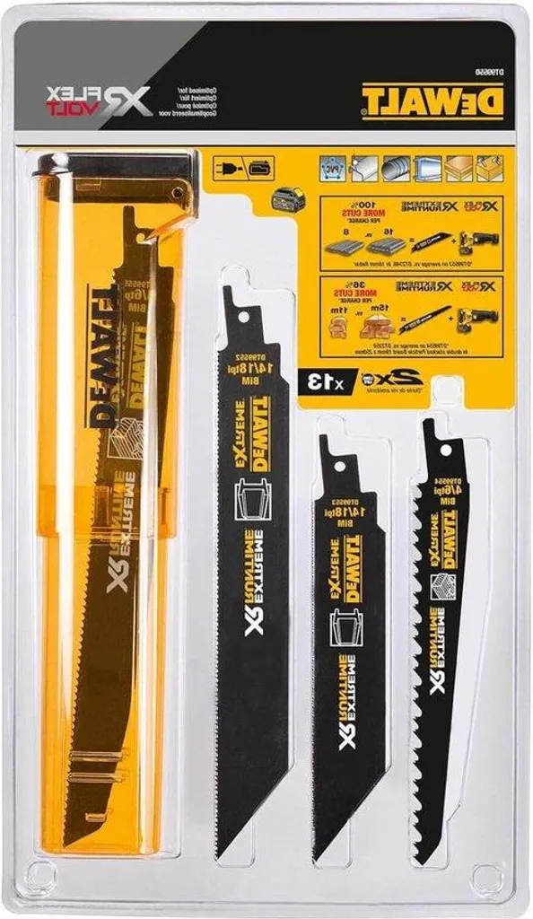 Assortiment de lames de scie réciproque pour métal, set de 8 unités