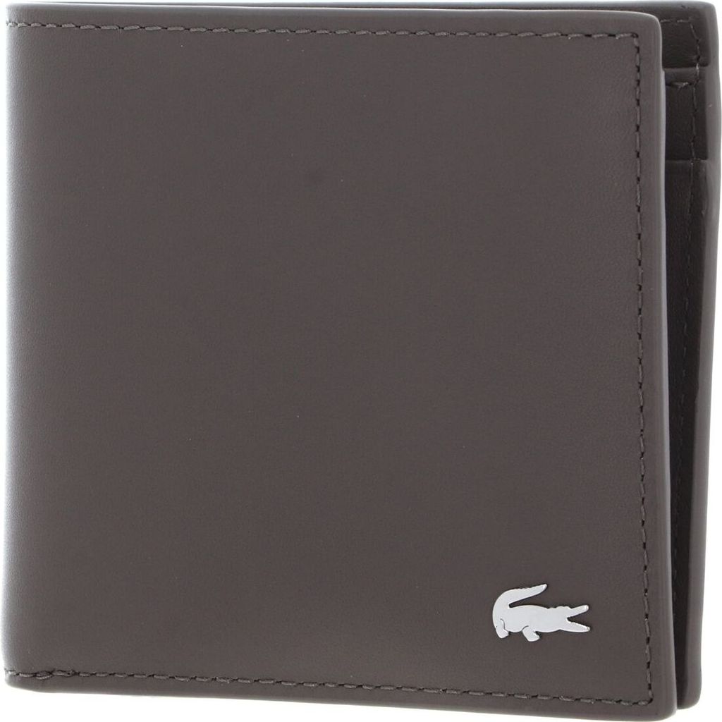 LACOSTE Cuir porte-monnaie FG Billfold & Coin Morel taupe Image du produit 