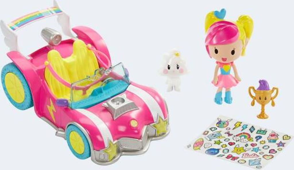 Mattel Barbie Die Videospiel-Heldin Pixel-Mobil Set mit Puppe