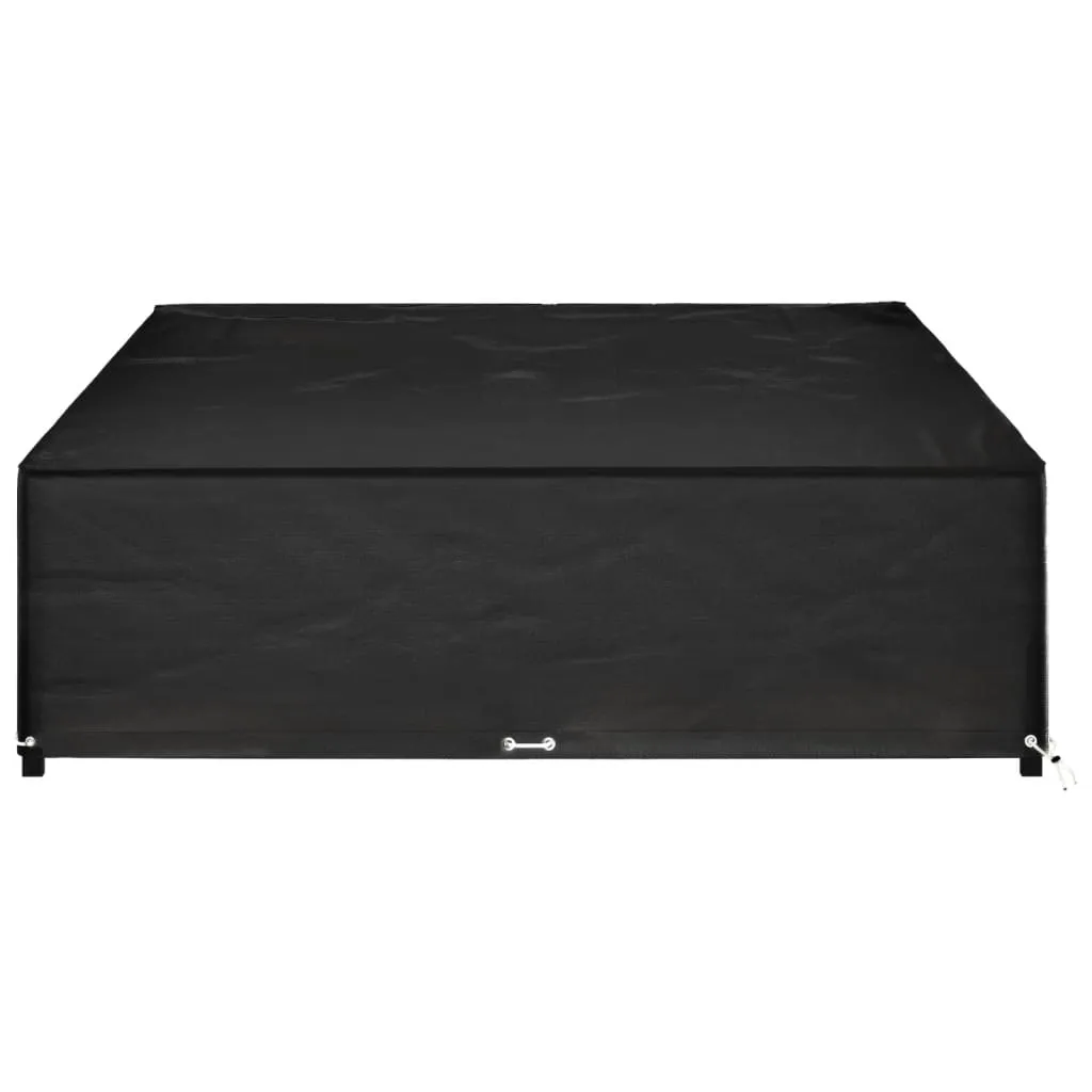Telo Copri Mobili da Giardino vidaXL 325x205x60 cm Nero Anti-Pioggia - 6