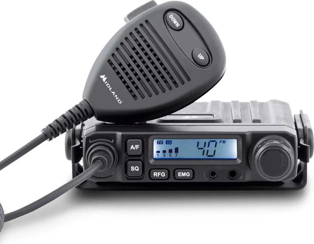 Communication Radio Claire : Midland M-Mini CB 40 Canaux Anti-Parasite