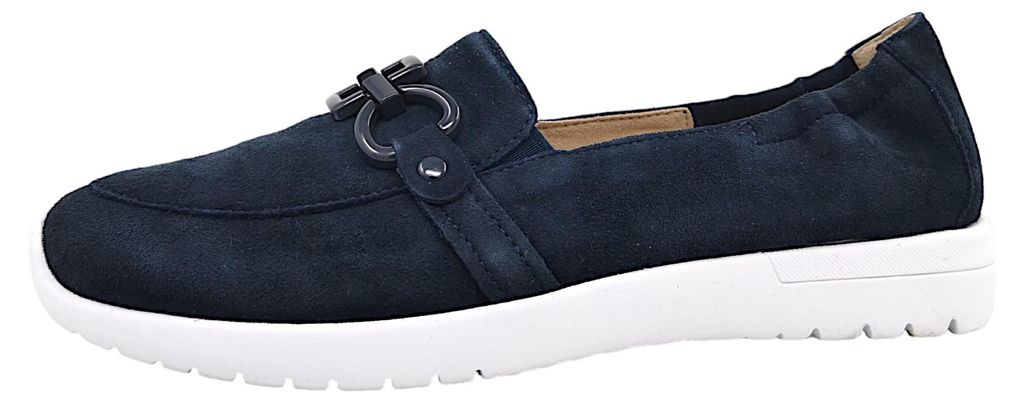 Caprice: Scarpe da donna, mocassini, ballerine, blu, casual Immagine del prodotto 