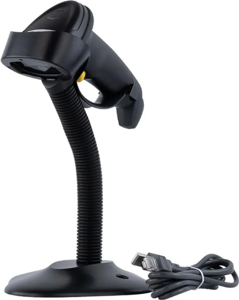 Lecteur de codes à barres HDWR HD32A avec capteur CCD et support inclus