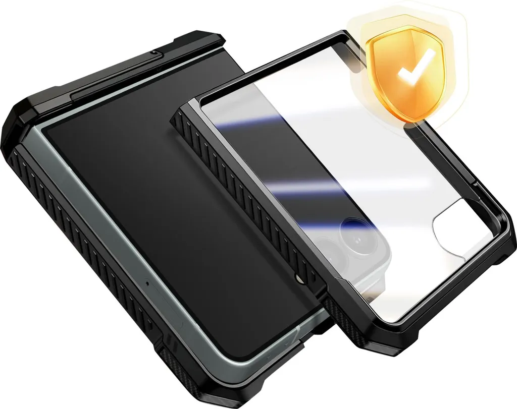 Coque rigide Galaxy Z Flip7 Supcase avec kickstand et grip robuste