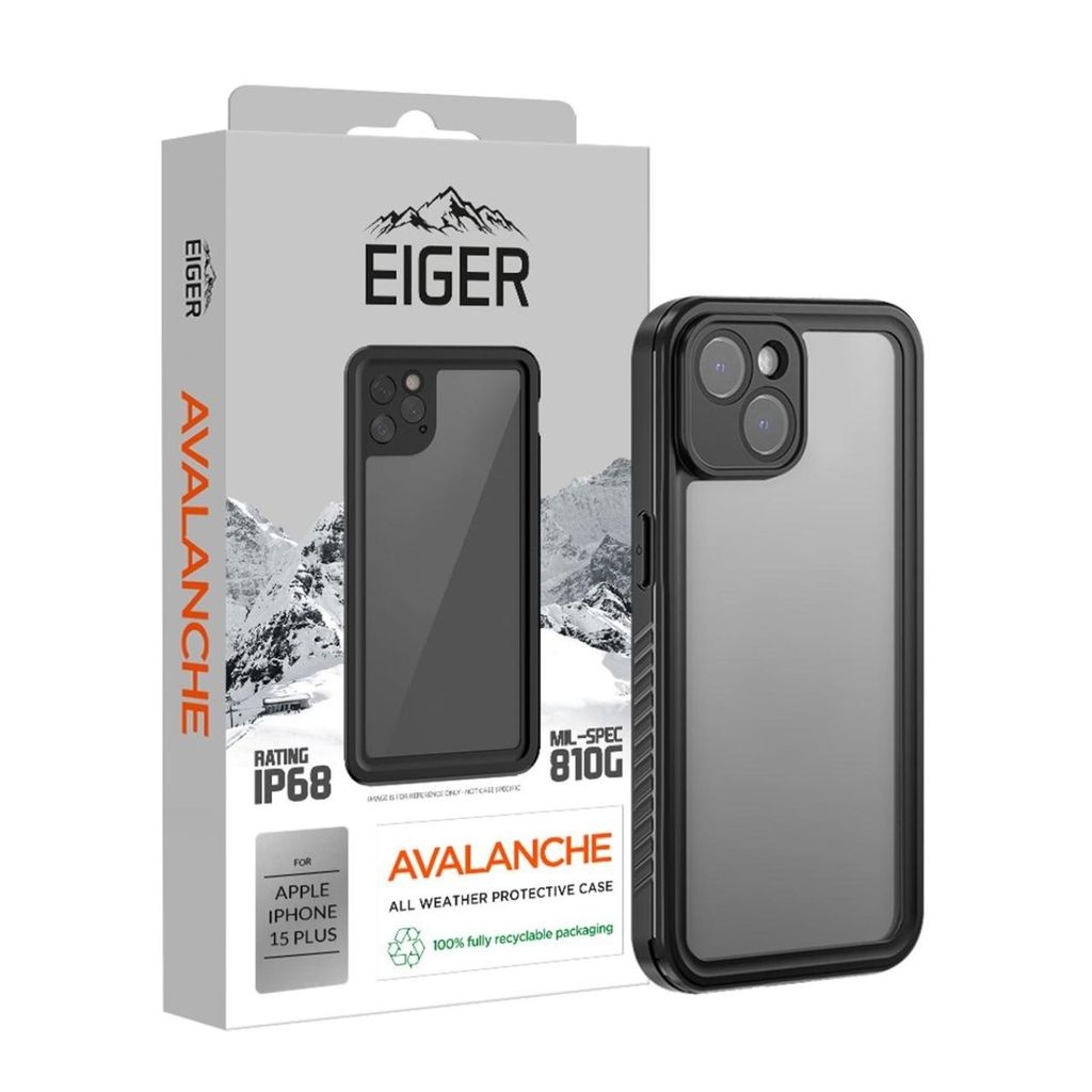 Eiger Avalanche Case schwarz für Apple iPhone 15 Plus Produktbild 