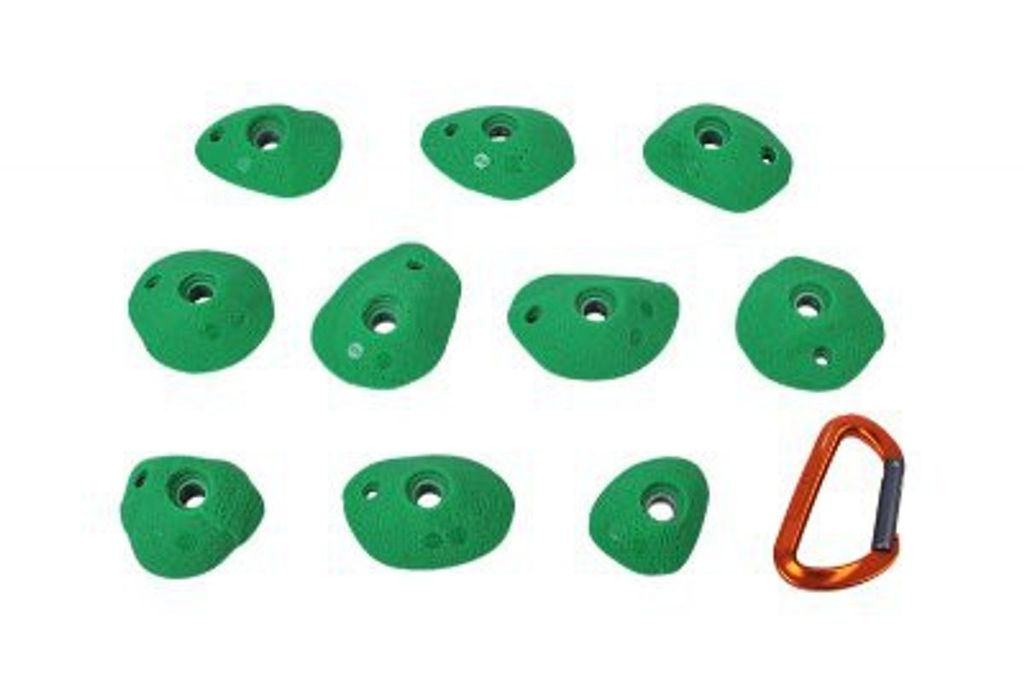 Pulse Feet XS, 10 Klettergriffe, PE, Feet, XS - Entre Prises,rot