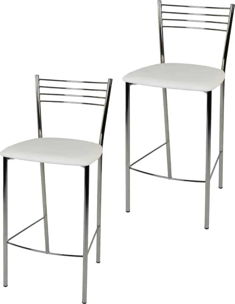 Tommychairs Elena: Gli Sgabelli Bianco Cromo per la tua Famiglia