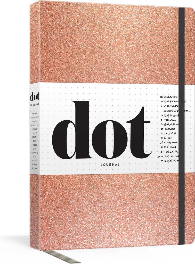 Notizbuch Dot Journal Rose Gold