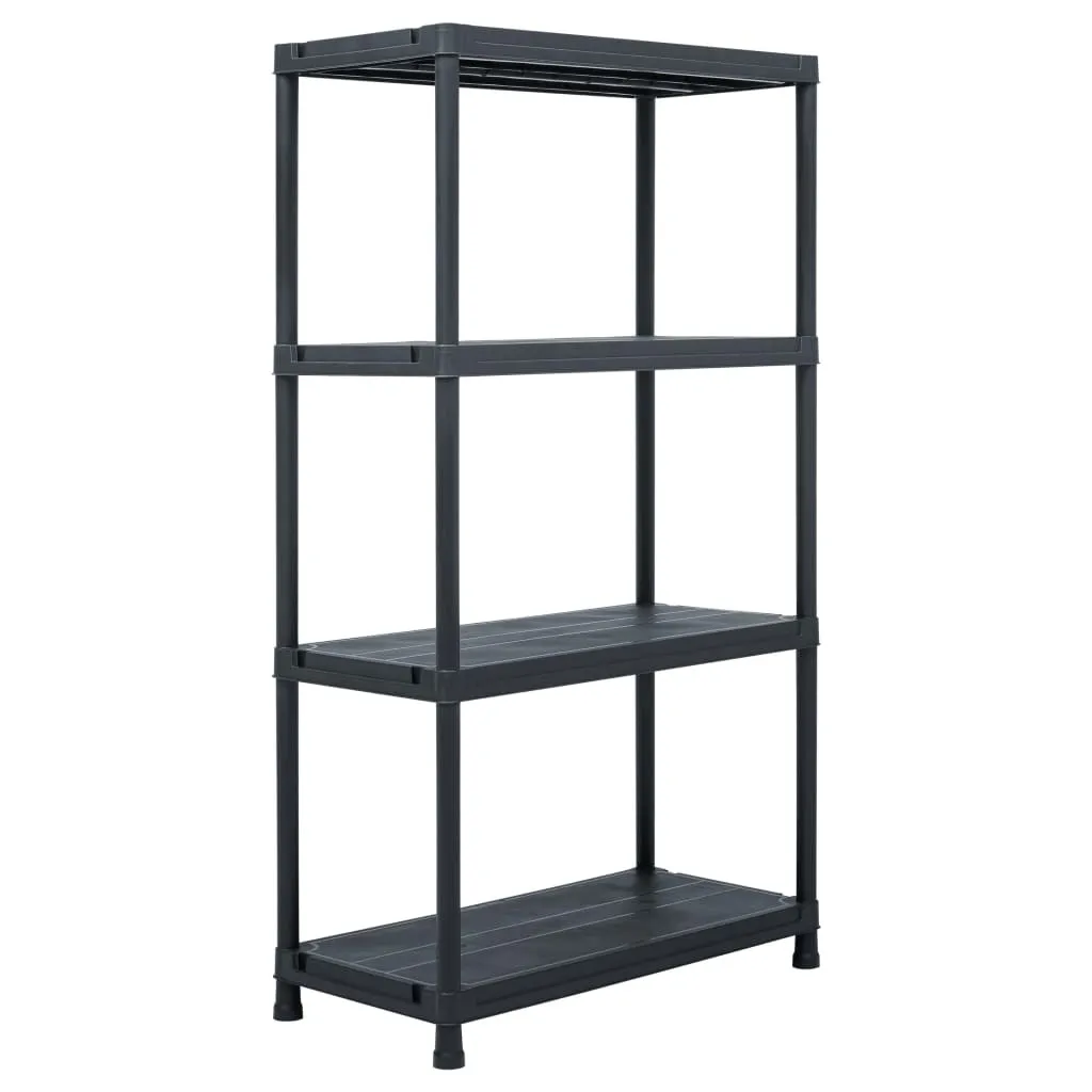 Organizzatore Multiuso Nero 60x30x138 cm - Resina Alta Resistenza