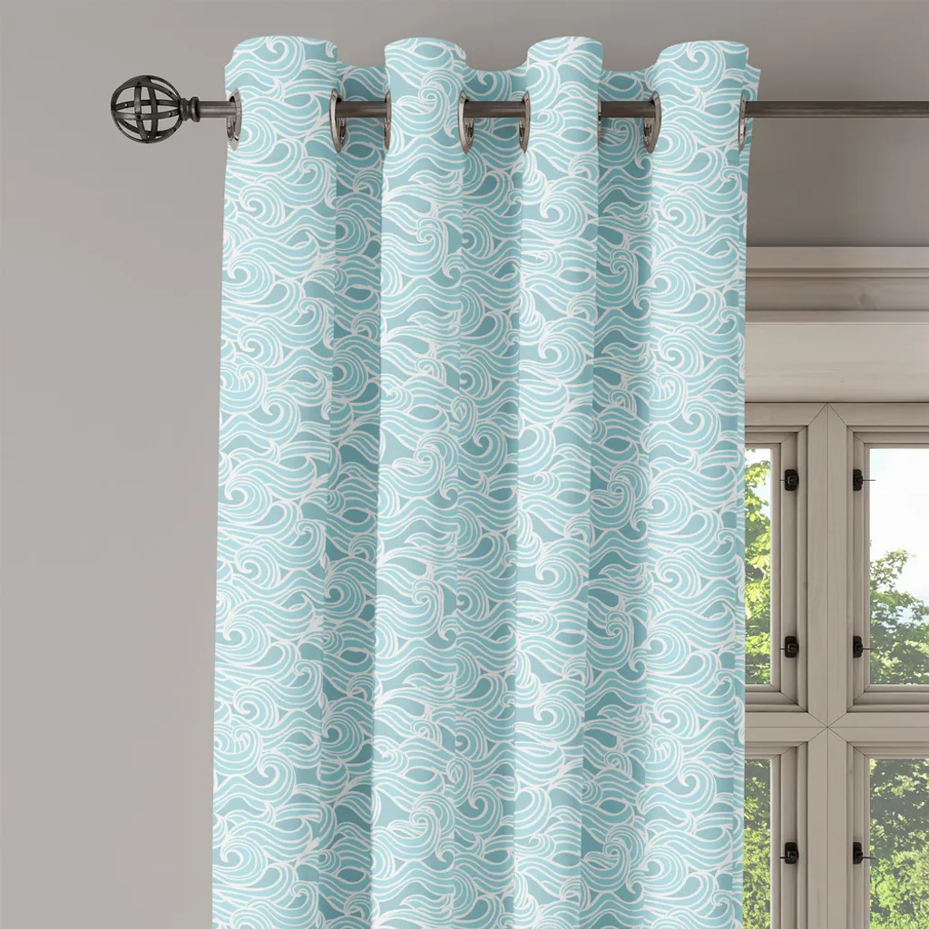 Tenda Astratta ABAKUHAUS 280x175 cm Occhielli Stile Vittoriano Chic - 4