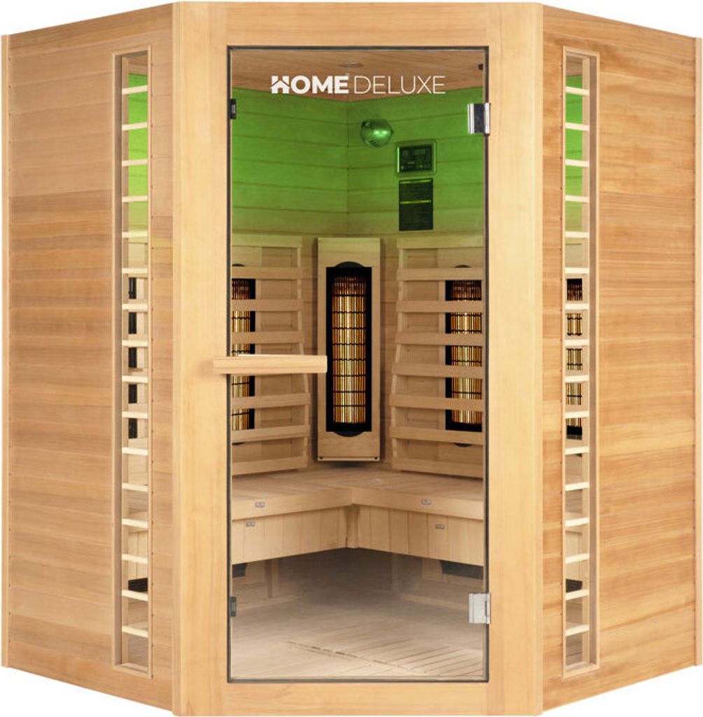 HOME DELUXE – Infrarotkabine – REDSUN XXL DELUXE -150 x 150 Produktbild 