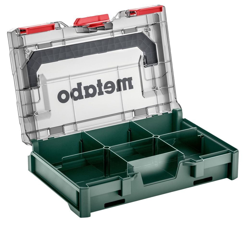 Metabo metaBOX 63 XS Organizer mit Einsatz Aufbewahrungsbox Immagine del prodotto 