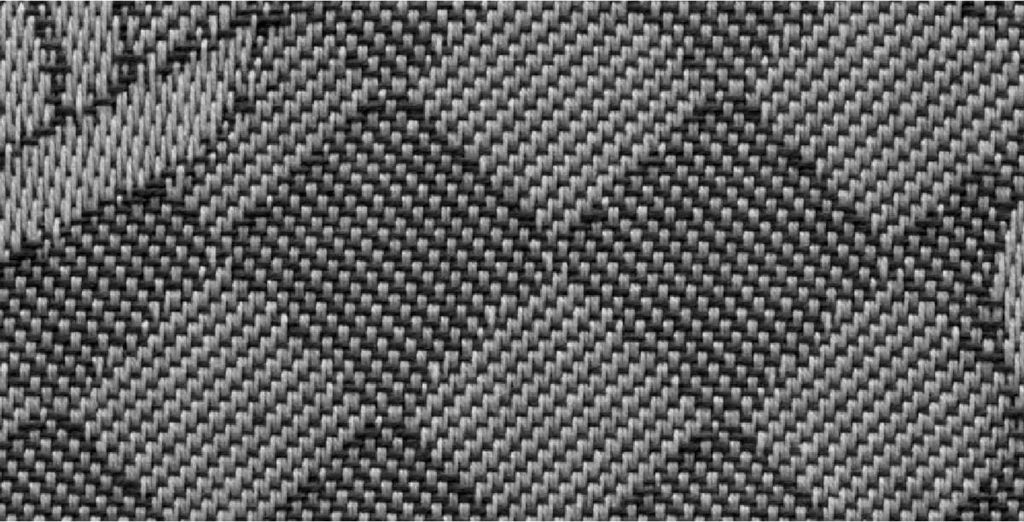 Küchenhandtuch 757190 "Kanne" Jacquardmuster mit Stickbordüre in Aida für Kreuzstich, 50x70cm schwarz