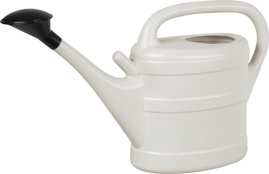 Geli Gießkanne Hellgrau 10 Liter mit Aufsteckvorrichtung - Produktbild 