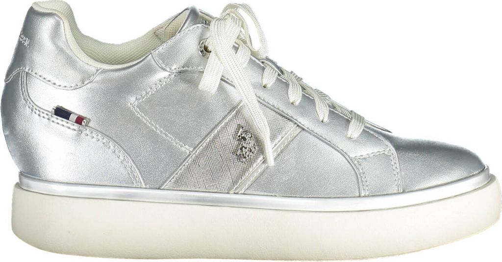 U.S. POLO ASSN. Schuhe Damen Textil Silber SF20389 - Größe: 35