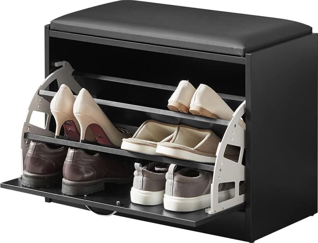 SoBuy ławka na buty stojak na buty szafka na buty ławka z 1 Zdjęcie produktu 