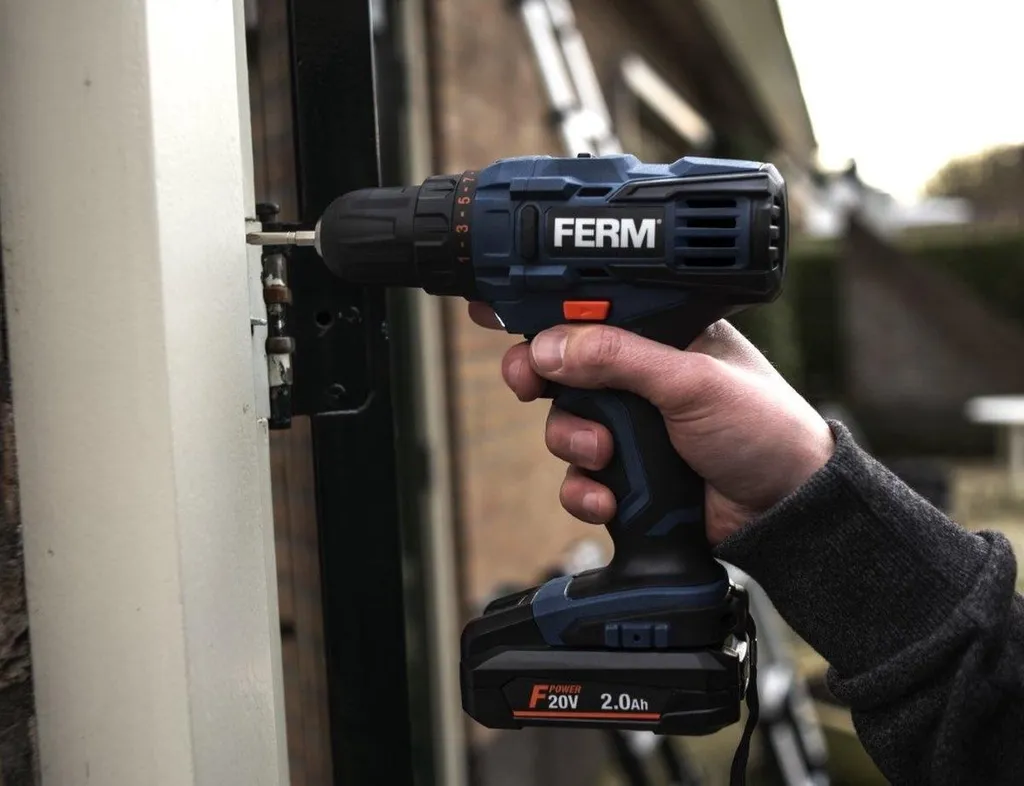 FERM 20V Cordless Drill: Efficienza e Precisione per Professionisti - 4