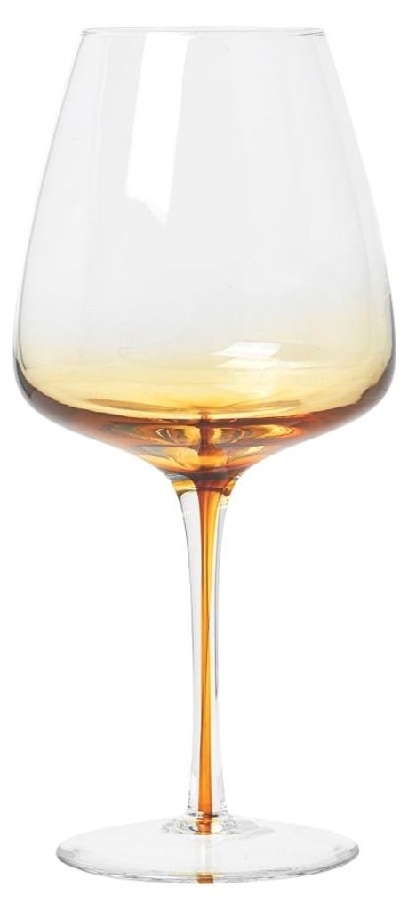 Broste Copenhagen AMBER Rotweinglas caramel 0,65 l Produktbild 