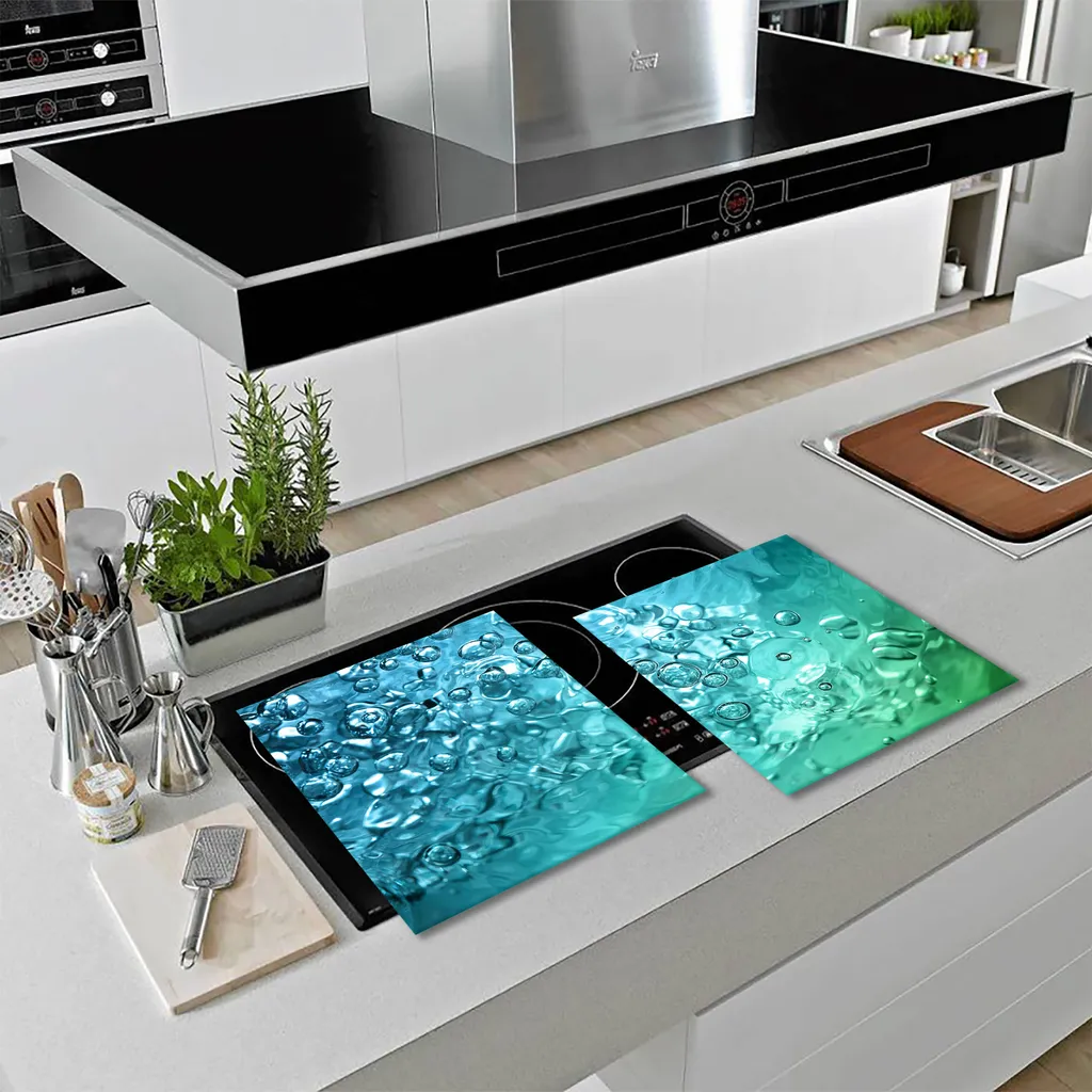 Copertura Piano Cottura Natural Blue 2 Pezzi 40x52 | Cucina Ordinata - 12