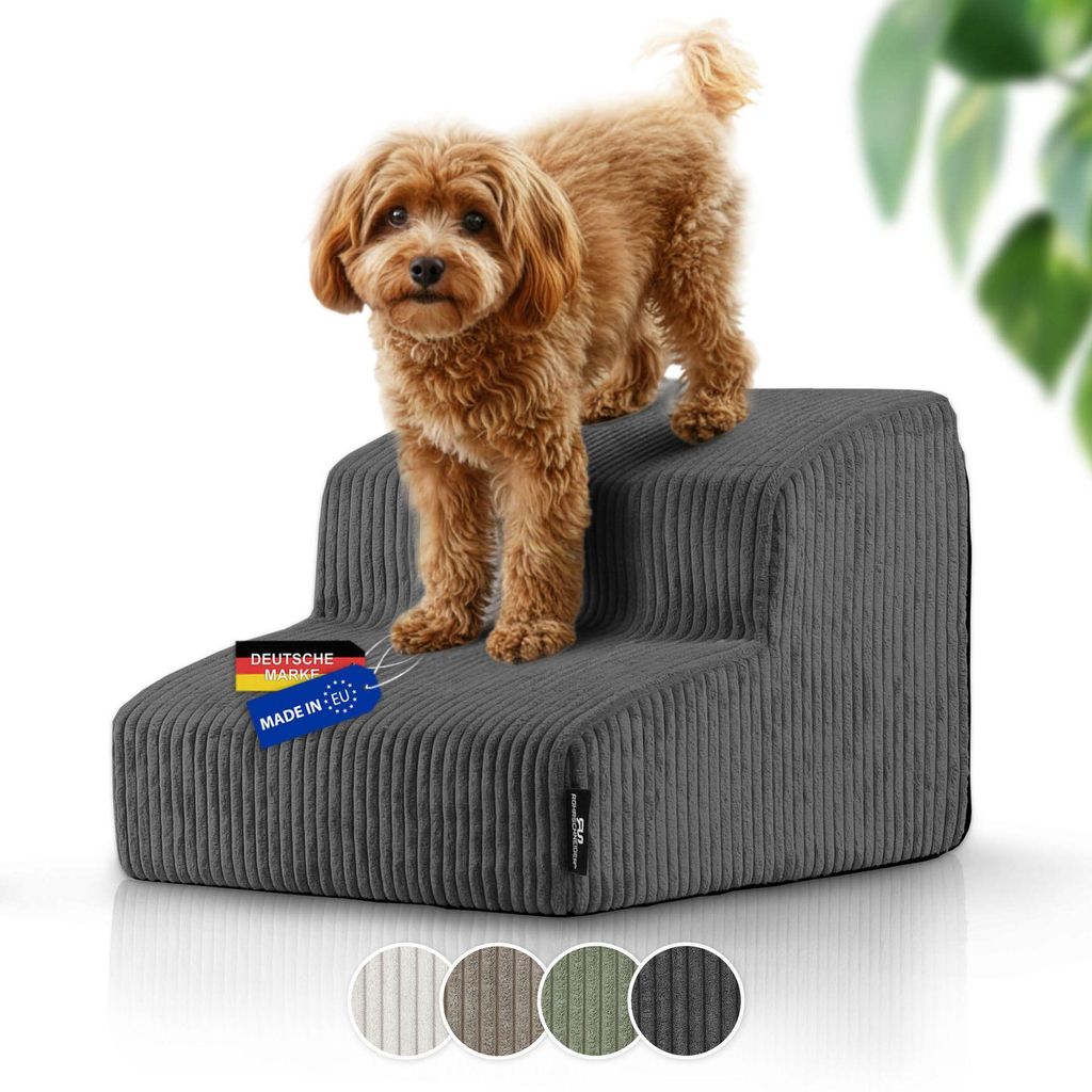 Escalier pour chiens de petite taille avec coupe-tube | Image du produit 