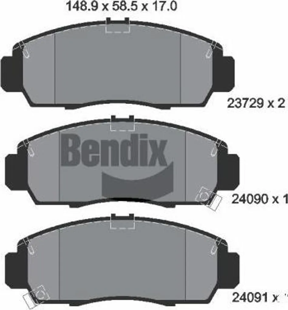 Finissez-en avec les bruits de freinage, plaquettes BENDIX BPD2029 Honda