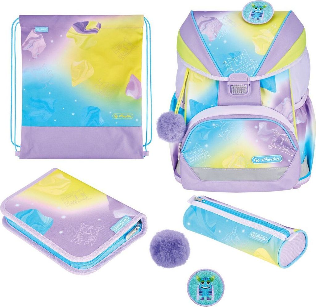 herlitz Schulranzen UltraLight XL Plus "Little Monster"