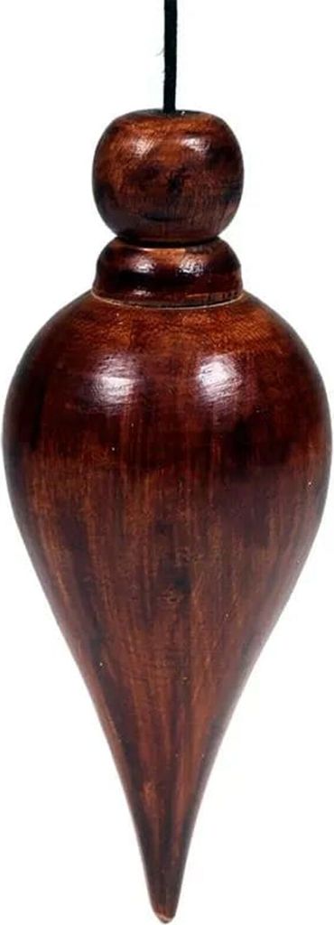 Wisiorek drewniany w kształcie łezki – 14 g; 7 cm Zdjęcie produktu 