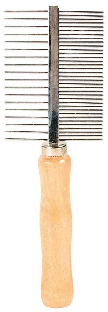 TRIXIE Comb, Hund, Kamm, Stahl, Holz, Holz, Metall, 170 mm Produktbild 