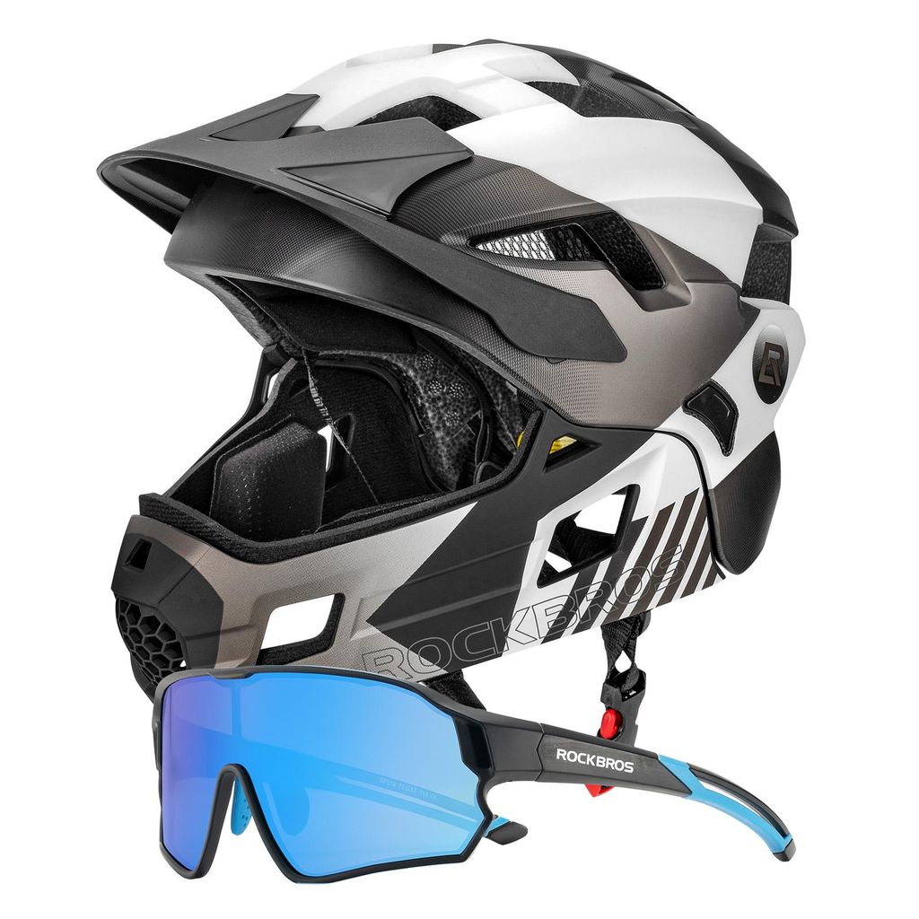 ROCKBROS Set Kinder Fahrradbrille polarisiert UV400 Schwarz Produktbild 