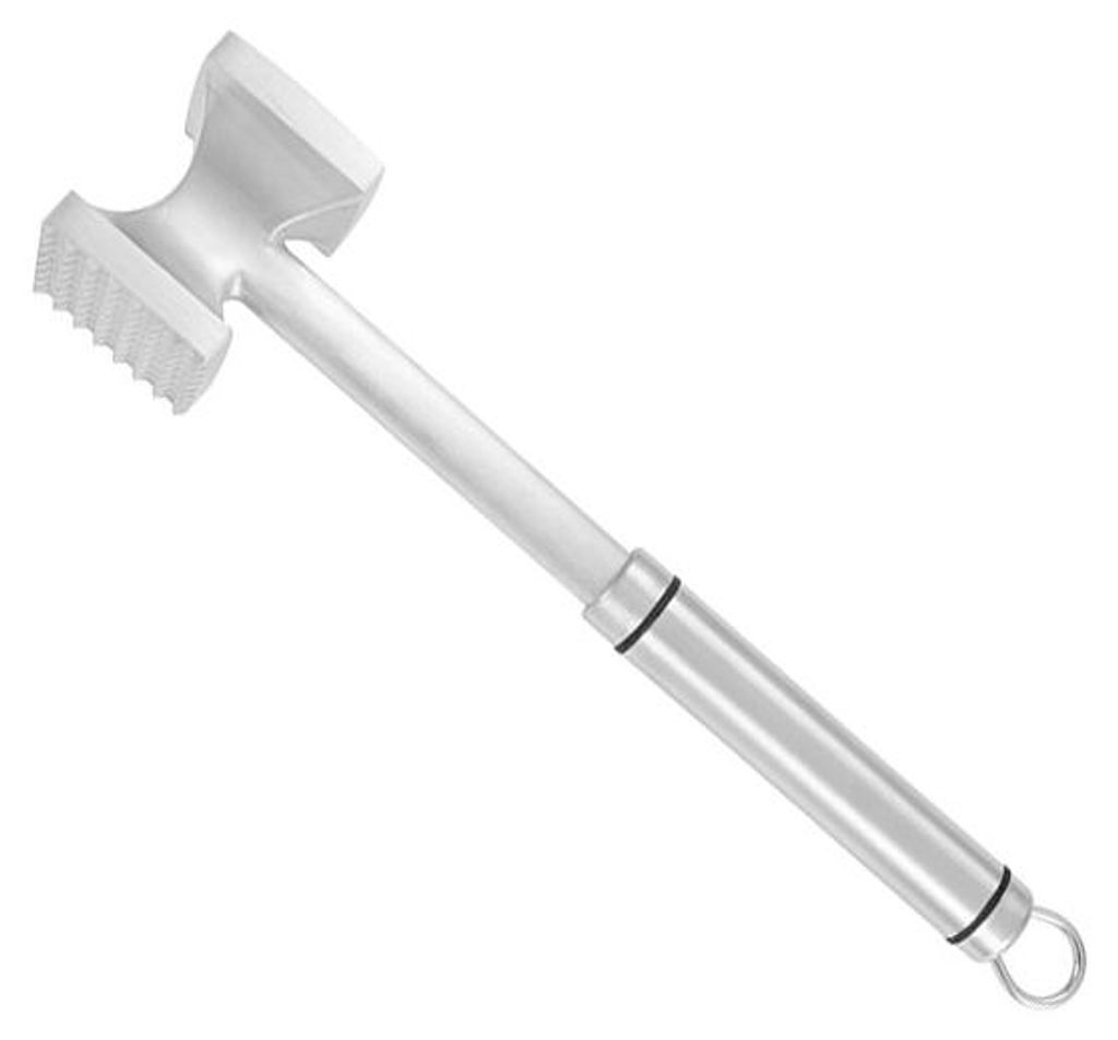 INF Fleischklopfer aus Aluminiumlegierung - Doppelseitiger Hammer für Steak