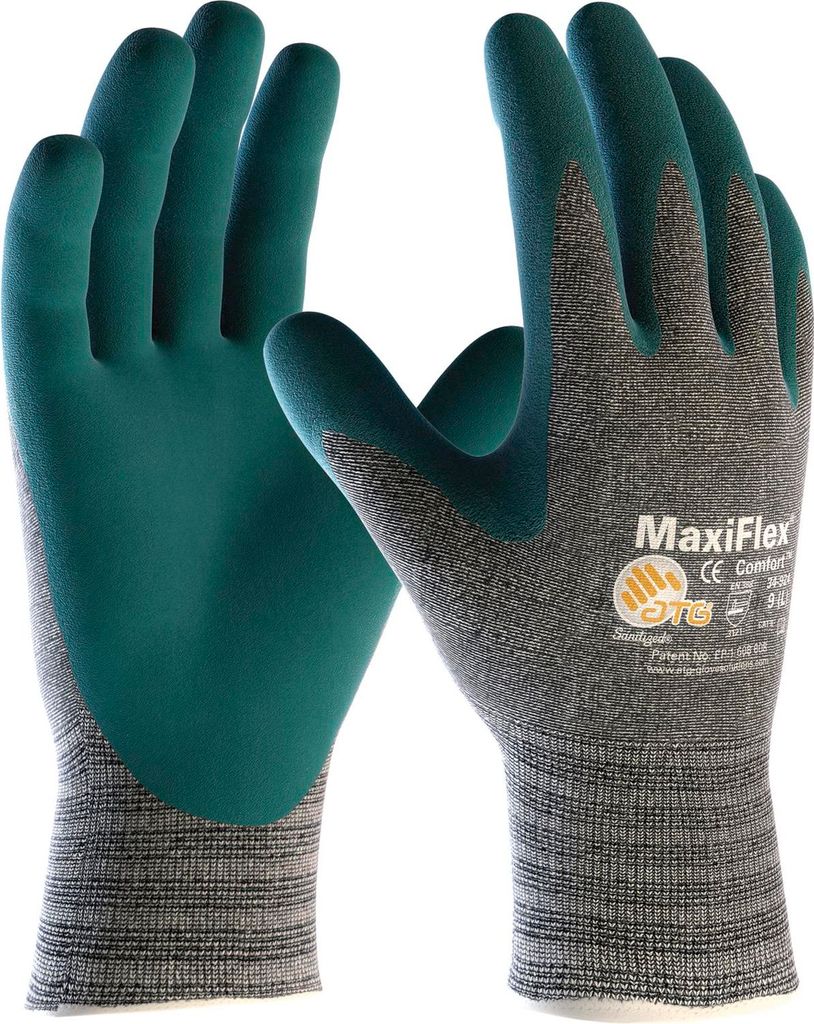 ATG Schutzhandschuh Maxi Flex Comfort Arbeitshandschuh Größe 11 | 12 Paar