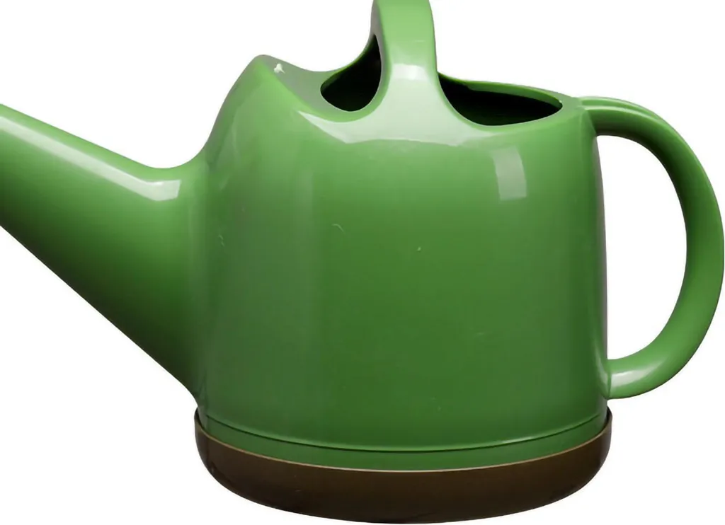Arrosoir 4L en plastique marron vert avec pomme d'arrosage - Plantes
